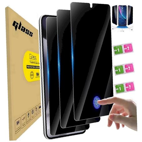 Protection avancée pour Compatible avec Samsung galaxy A33 5G – Verres trempés anti-espion 30° | Kit complet avec accessoires