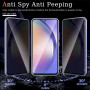 Compatible avec Samsung galaxy A14 5G – Kit complet 3 verres trempés filtre confidentialité 30° | Ultra-résistant et fin
