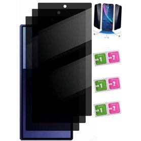 Protection avancée pour Compatible avec Samsung galaxy A05 5G – Verres trempés anti-espion 30° | Kit complet avec accessoires