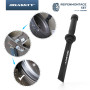 Seau de graisse à pneu 3 kg noir I Crème de montage pour Pneu noire I Tournevis pour valve + extracteur pour valve I Levier de v