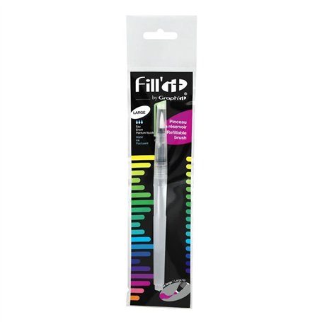 GRAPHIT Fill’It Pinceau à réservoir de 8ml pour encres acryliques ou à alcool