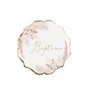 Générique - 16 SERVIETTES PAPIER BAPTÊME PAMPA FLEUR DE COTON