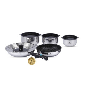 Laguiole - Set 10 pièces amovible astuces anti-adhésif Greblon C2+ induction