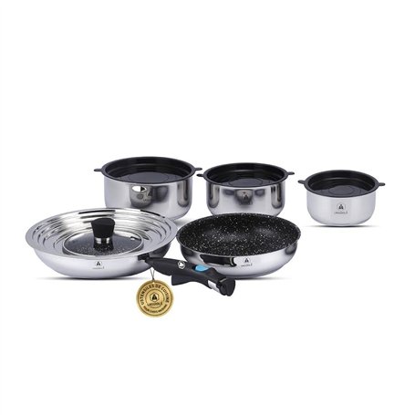 Laguiole - Set 10 pièces amovible astuces anti-adhésif Greblon C2+ induction