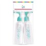 Beauty In the Air - Lot de 2 Flacons Pompe 100 ML - Idéal pour les Voyages - Plastique Transparent et Résistant - Réutilisable