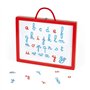 Janod, Essentiel, Mallette de Lettres Cursives 4 en 1 en Bois, Jeu Pédagogique, Apprentissage des Lettres et de la Lecture, 110 