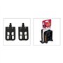 UPFIT Raymond - Lot de 2 pédales Plastique rabattables Anti-dérapante VTT/VTC, Lot de 2 pédales vélo Adulte Rabattable en Plasti