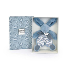 Lapin DOUDOU - Doudous PM bleu