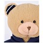 DOUDOU ET COMPAGNIE - Peluche Ours Champs Élysées - 28 Cm - Collection Amour de Paris - Avec Sweat Brodé & Cœur - Doudou Peluche