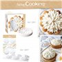 ScrapCooking - Moule Dessus de Tarte & Entremets « Saint-Honoré » - Moule Silicone 3D en Relief - Ø21 x 2,5 cm - Pour Gâteaux An