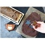 ScrapCooking - 2 feuilles transfert Couture - Pour Imprimer Motif sur Bûche ou Coque Chocolat - 9476