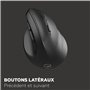 MOBILKTY Lab – Ergo C30W – Combo Clavier + Souris sans Fil Ergonomique – AZERTY, Repose-Poignets, Disposition Ergonomique, Incli