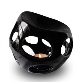 Brûle Parfum Brûleur Fondant Cire Parfumée – Diffuseur Huile Essentielle et Parfum d’Ambiance – Bougeoir Aromathérapie en Cérami