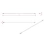 AURLANE Barre de Fixation recoupable pour Douche a l'italienne - Barre Droite 100 cm Fixation Murale