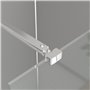 AURLANE Barre de Fixation recoupable pour Douche a l'italienne - Barre Droite 100 cm Fixation Murale