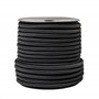 WERKA PRO Tendeur élastique Noir Longueurs Multiples 10mm x 40 mètres sur Bobine