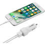 Amazon Basics Chargeur 2 ports USB de voiture pour appareils Apple et Android 4,8 Amp/24 W, Blanc