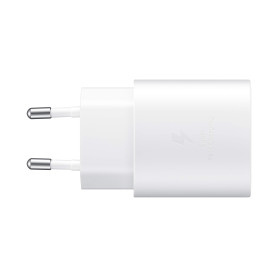 Samsung Chargeur USB C, Adaptateur Secteur 25W Ultra Rapide, Adaptateur USB C vers USB, Chargeur samsung Charge Rapide, Samsung 