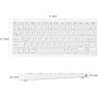 CC Store Clavier sans Fil Bluetooth pour iPad/Pro/Air/Tablette Android, Disposition AZERTY, Mini Clavier sans Fil Rechargeable (
