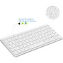 CC Store Clavier sans Fil Bluetooth pour iPad/Pro/Air/Tablette Android, Disposition AZERTY, Mini Clavier sans Fil Rechargeable (
