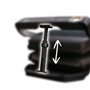 Adaptout X5 Coupleur RCA 3 Voies Extension Adaptateur Connecteur RCA Femelle Femelle Fiche Prise audio MARQUE FRANÇAISE