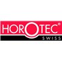 KD89 Horotec MSA00.025-2.5 - Loupe Noire avec Bague vissée en Aluminium Rouge - N°2.5 = x5 / Lentille Ø22.5mm