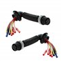 PARTSLINE - 11 FILS Lot de 2 Kit Réparation Connecteur Connectique Prise Broche Fiche Cables Cablage Faisceau Electrique de Port
