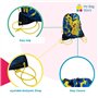 mybagstory - Sac de Piscine pour Garcon Pokémon - Bleu - Enfant - Ecole - Garderie - Taille 42 cm - Bretelles réglables - Ficell