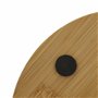 Verdonia – Bracia Pot Rond Anthracite Ø 19cm x H 18cm avec Réserve d’Eau – Pot de Fleur pour Plante en Interieur et Exterieur –