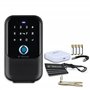 Smart KeyBox - Boîte à clés connectée en Fonte d'aluminium Noire - Passerelle Bluetooth/Wi-FI 2