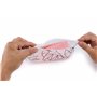 Bonnet de bain extra large pour cheveux très longs – Bonnet de bain imperméable en silicone durable pour tresses, dreadlocks, ti