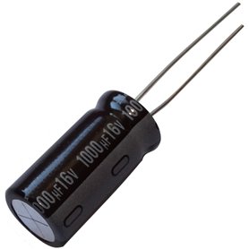 AERZETIX: 5X Condensateur Chimique Low ESR 1000µF ±20% 16V THT 105°C 5000h Ø10x20mm Radial 0.052Ω 1220mA C14422