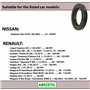 AERZETIX - C66157 - Joint SPI d'arbre à cames - côté de montage: frontal - compatible avec 7701471376, 7701474149, 6079970446, 1
