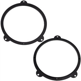 AERZETIX - C11622 - Lot de 2 Adaptateurs/supports pour haut-parleurs de voiture Ø165 mm - côté de montage portière avant - compa