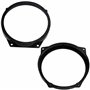 AERZETIX - C40675 - Lot de 2 Adaptateurs/supports pour haut-parleurs de voiture Ø165 mm - côté de montage portières avant - comp