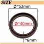 AERZETIX - C70126 - Joint d'étanchéité de vilebrequin - compatible avec OE 13510-00Q0G 13510-00Q0J 13510-1KT0A 13510-ED000 61482