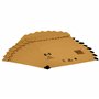AERZETIX - Lot de 24 Embouts de cordon coniques Ø5 mm pour lacet corde ficelle - couleur noir - en plastique - protection effilo