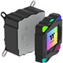 AERZETIX - Lot de 24 Embouts de cordon coniques Ø5 mm pour lacet corde ficelle - couleur noir - en plastique - protection effilo