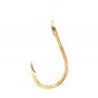 PRO FILSTAR Lot de 10 hameçons de pêche N8 avec bas de ligne – Fil de pêche mono 50 cm Diamètre 0,16 mm – Crochets attachés – Pê