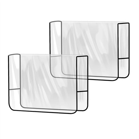 Gledring Set tapis de caoutchouc compatible avec BMW 3 serie E90/E91 2005-2012 (T profil 4-pièces + clips de montage)