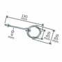 Sauber Meister Balai serpillere Smart Mop Compact I Balai serpillere professionel avec Manche telescopique I Serpillère Microfib