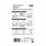 Alberts 329440 Charges Lourdes Connecteur d'angle avec Nervure-Galvanisé-Noir-Revêtement en plastique-90 x 90 x 65 mm