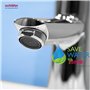 Schläfer 160016 Aérateur anti-calcaire Neoperl Brise-jet universel pour robinet, M24X1 Perlator, jet souple classe Z 7.5 lit/min