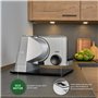 ritter sono 5, trancheuse électrique universelle et tranche-pain tout métal avec moteur ECO, fabriqué en Allemagne, Couleur Meta