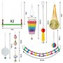 Faber-Castell 254694 - Set de surligneurs Glassy Pastell