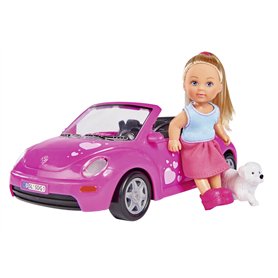 Smoby / Simba France Simba - 105731539 - Poupée Enfant - Evi Love - Beetle - Accessoires Inclus