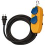 Brennenstuhl 1151740010 Cordon prolongateur pour Chantier IP54 avec Powerblock