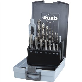 RUKO 245004RO Set de tarauds pour machine 15 pièces 1 set
