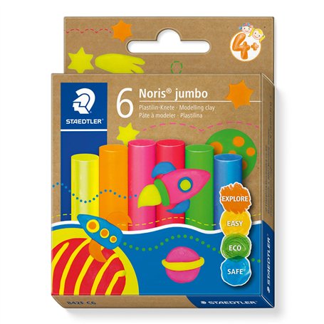 Staedtler 842F C6 ST Pâte à modeler Multicolore Standard
