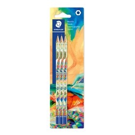 Staedtler 170BK3E2-2 Lot de 170 crayons hexagonaux faciles à effacer et à tailler
